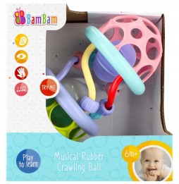 Bam Bam Musical Rubber Ball for Kids