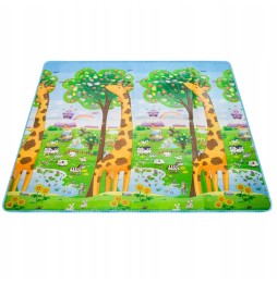 Reversible Educational Play Mat ZOO