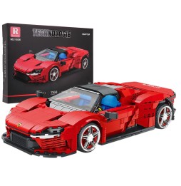 Red Sports Car Building Block Set 1168 Pieces