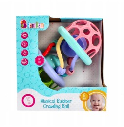 Bam Bam Musical Rubber Ball for Kids