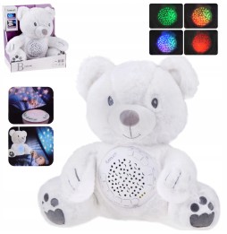 Plush Bear Projector with Melodies for Kids