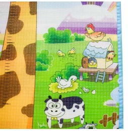 Reversible Educational Play Mat ZOO