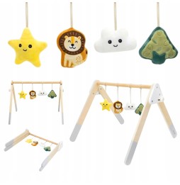 Wooden Educational Stand for Infants