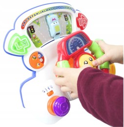 Interactive Educational Steering Wheel for Kids