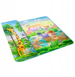 Reversible Educational Play Mat ZOO