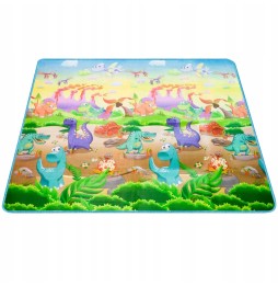 Reversible Educational Play Mat ZOO