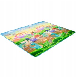 Reversible Educational Play Mat ZOO