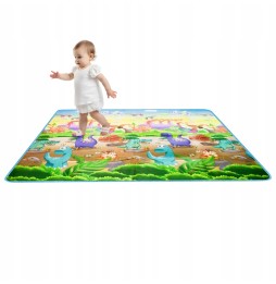 Reversible Educational Play Mat ZOO