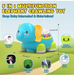 Crawling Toy with Music and Projector