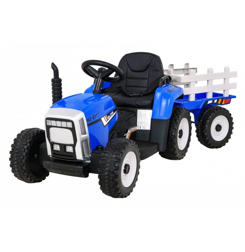 Blue BLOW Tractor with Trailer