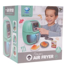 Airfryer cu funcție de iluminare + accesorii copii