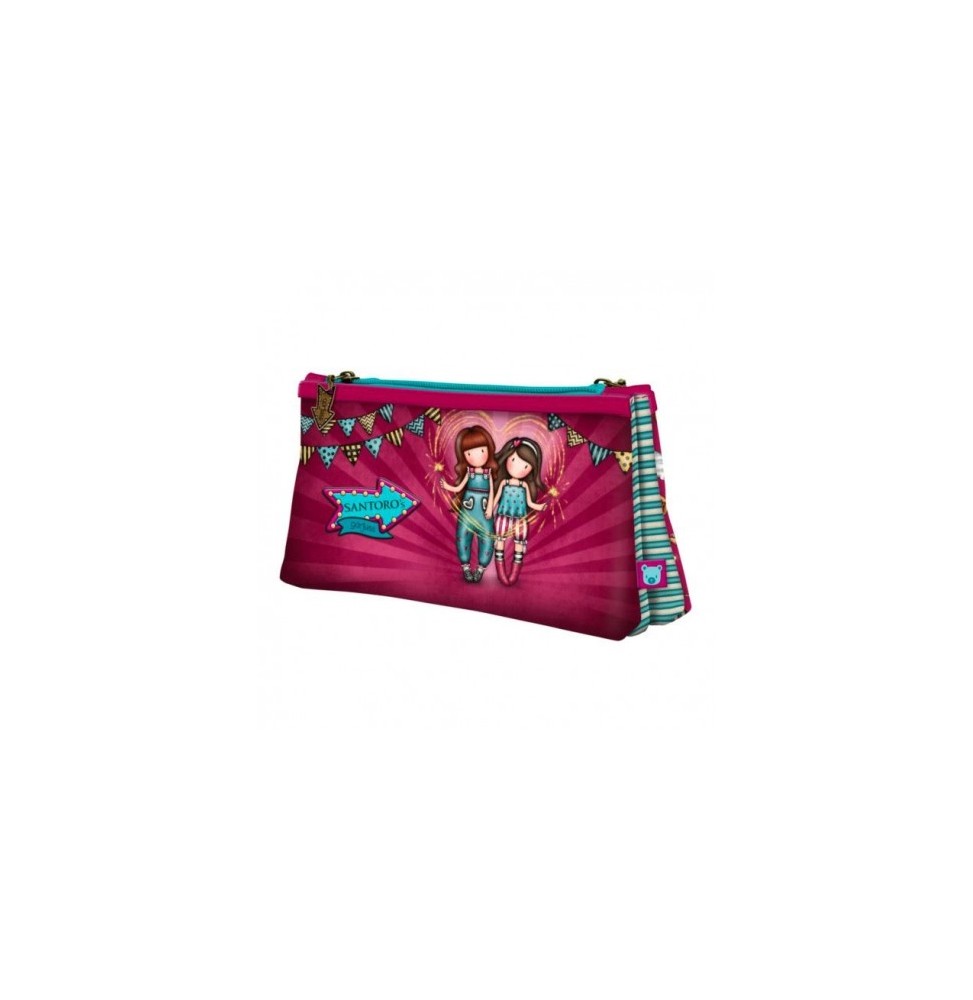 Double Pencil Case Gorjuss Fireworks