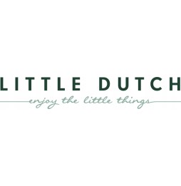 Little Dutch pink push cart with blocks