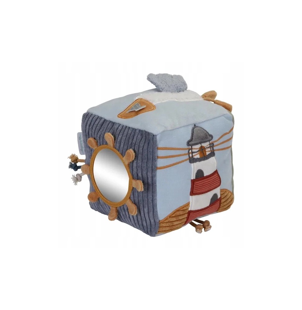 Nautical Bay Plush Cube for Kids