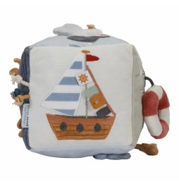 Nautical Bay Plush Cube for Kids