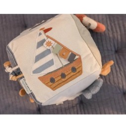 Nautical Bay Plush Cube for Kids