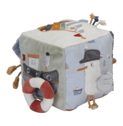 Nautical Bay Plush Cube for Kids