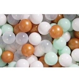 Set of 400 plastic balls 7cm