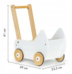 Wooden Doll Stroller