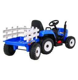 Blue BLOW Tractor with Trailer