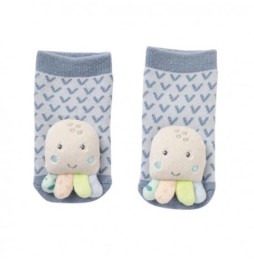 Octopus Rattle Socks for Babies 0-12m