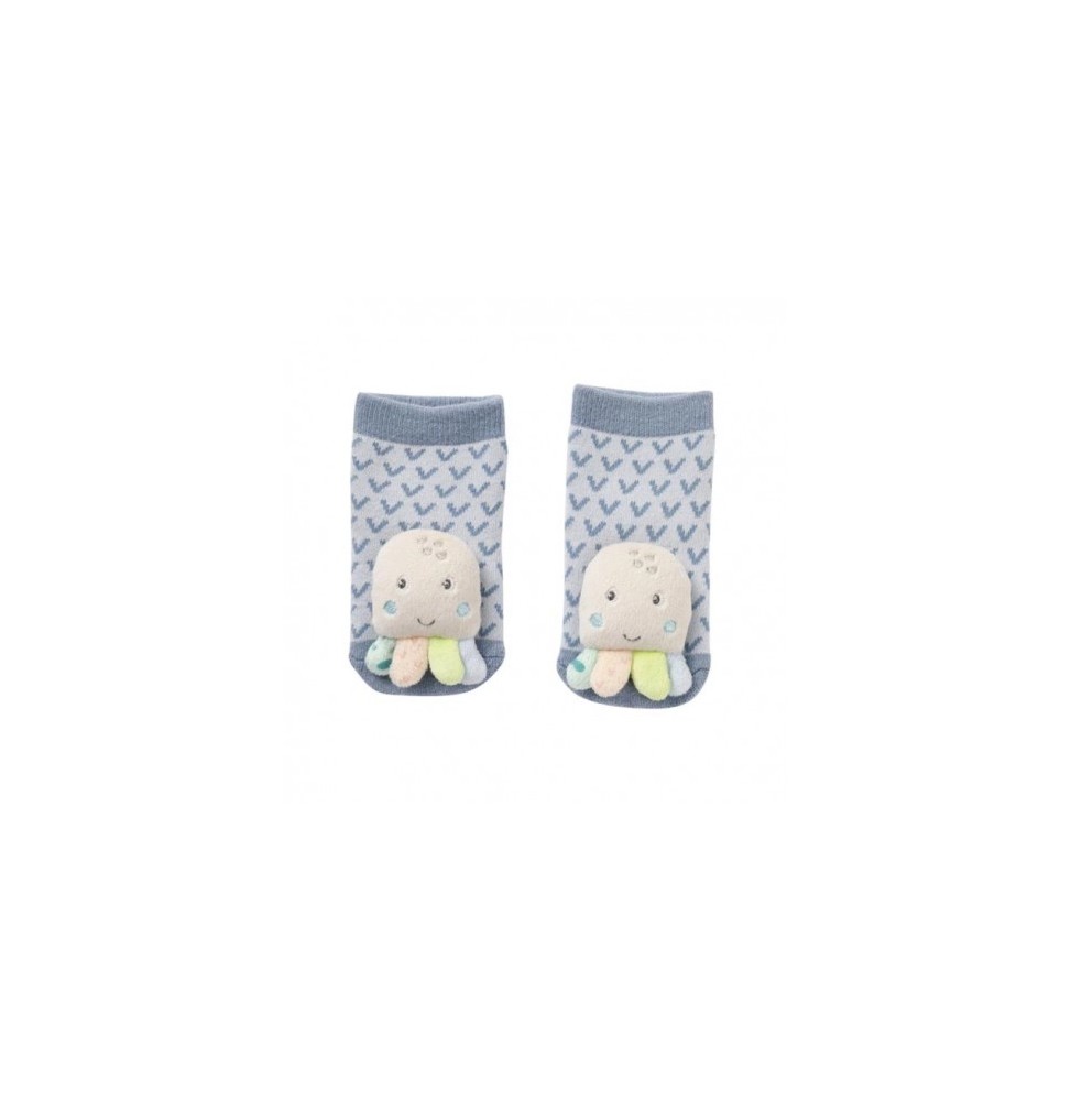 Octopus Rattle Socks for Babies 0-12m