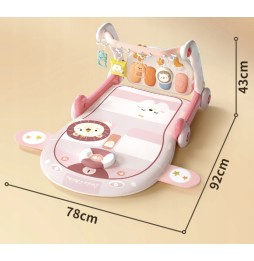 Educational Play Mat with Interactive Walker for Infants