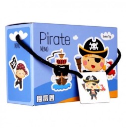 Kids Memory Game, 36 Pieces, Pirates