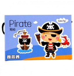 Kids Memory Game, 36 Pieces, Pirates