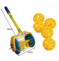 3-in-1 Ball Collector Push Toy