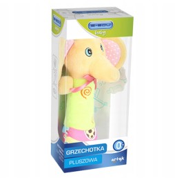 Plush Elephant Rattle E-Edu