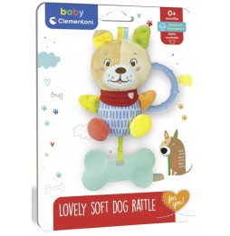 Soft Rattle Dog for Infants