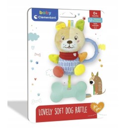 Soft Rattle Dog for Infants