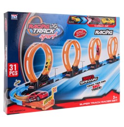 Racing Track 31pc with Vehicles for Kids 3+