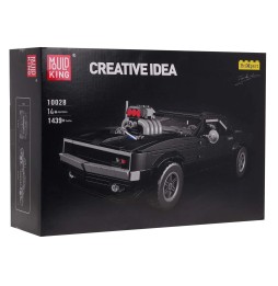 Set of Black Sports Car Blocks 1439 Pieces