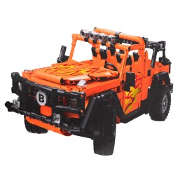 Orange R/C Off-Road Car Building Block Set 790 pcs