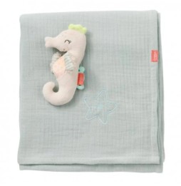 Muslin Blanket Seahorse Sea Collection