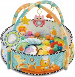 Infant Educational Play Mat with Balls