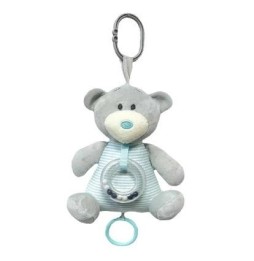 Gray Teddy Bear Music Box 18cm for Infants