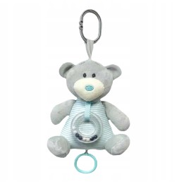 Gray Teddy Bear Music Box 18cm for Infants