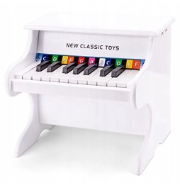 Pianino Alb 18 Clape New Classic Toys