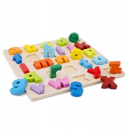 New Classic Wooden Alphabet Puzzle