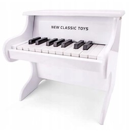 White Piano 18 Keys New Classic Toys