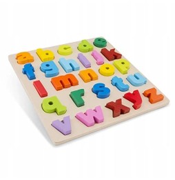 New Classic Wooden Alphabet Puzzle