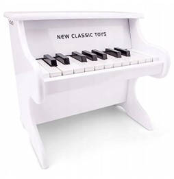 White Piano 18 Keys New Classic Toys