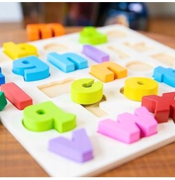 New Classic Wooden Alphabet Puzzle