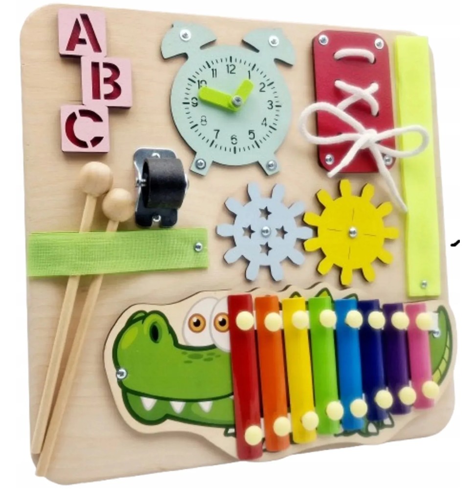 Sensoryczna tablica manipulacyjna Montessori dla dzieci Sensoryczna tablica manipulacyjna Montessori dla dzieci