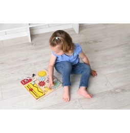 Sensoryczna tablica manipulacyjna Montessori dla dzieci