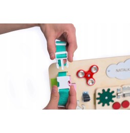 Double-Sided Manipulative Board for Kids