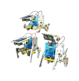 Vehicule și roboți solari 14in1 - set educativ